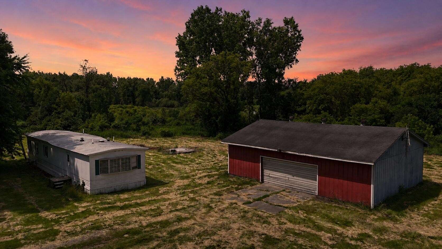 35 Acres of Land with Home for Sale in Pleasant Lake, Michigan