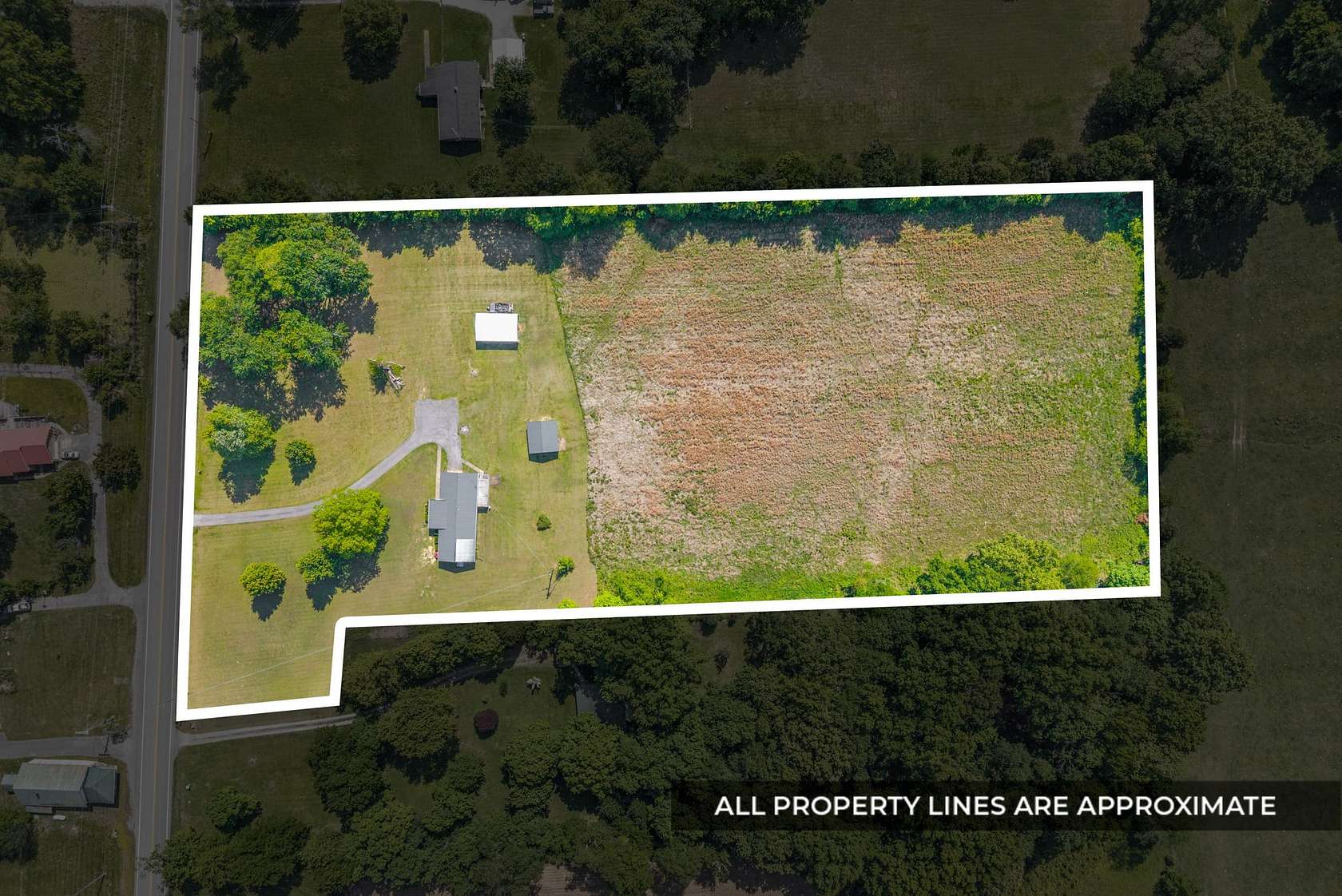 7.19 Acres of Land with Home for Sale in Woodlawn, Tennessee