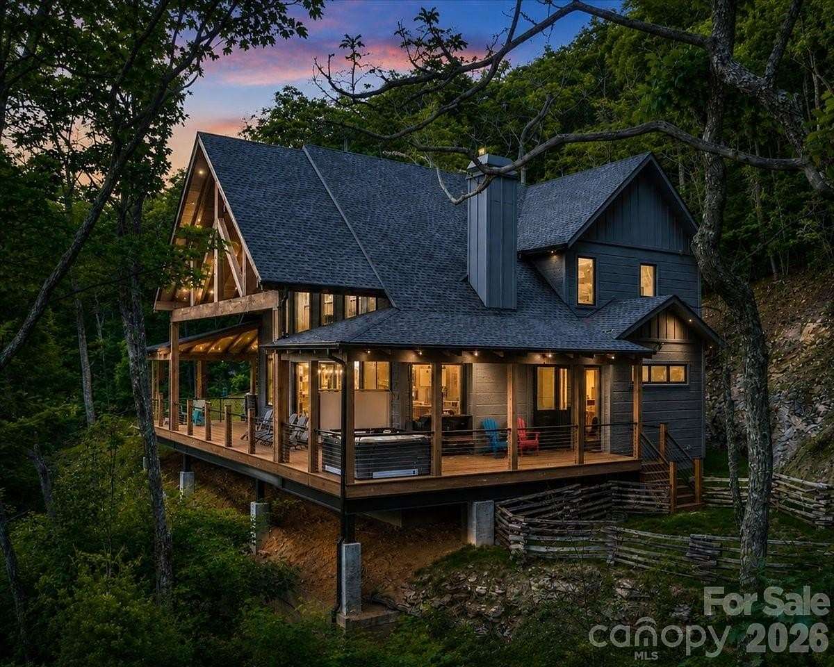 2.78 Acres of Land with Home for Sale in Maggie Valley, North Carolina