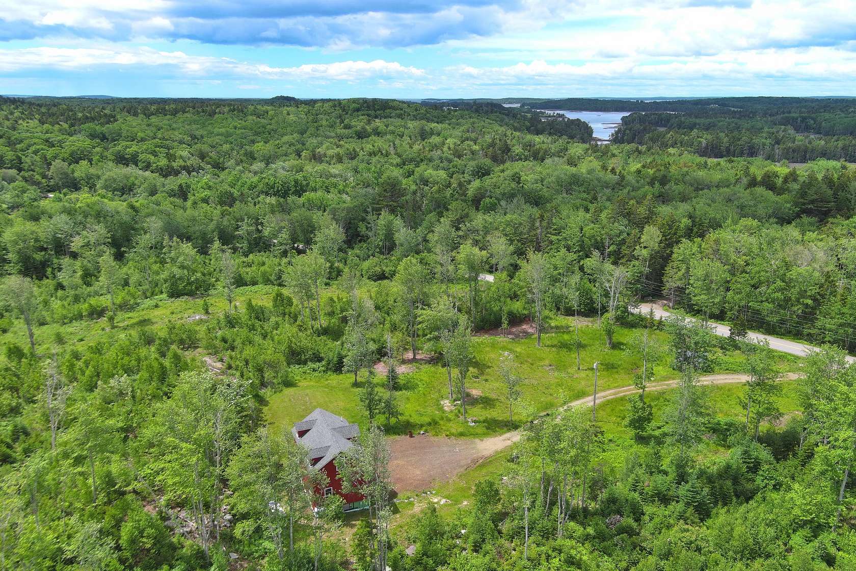 9.55 Acres of Land with Home for Sale in Cushing, Maine