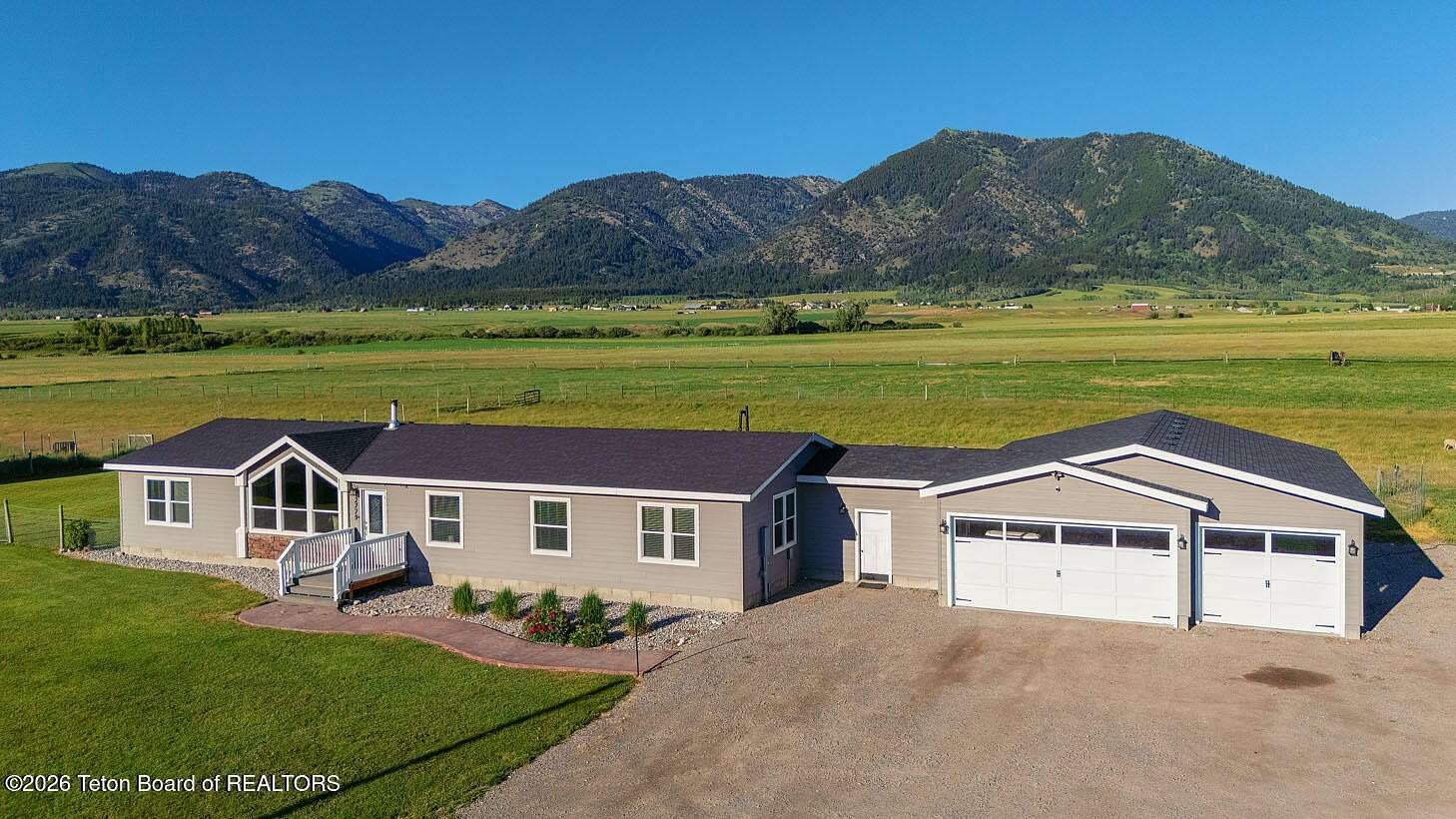 7.66 Acres of Land with Home for Sale in Thayne, Wyoming