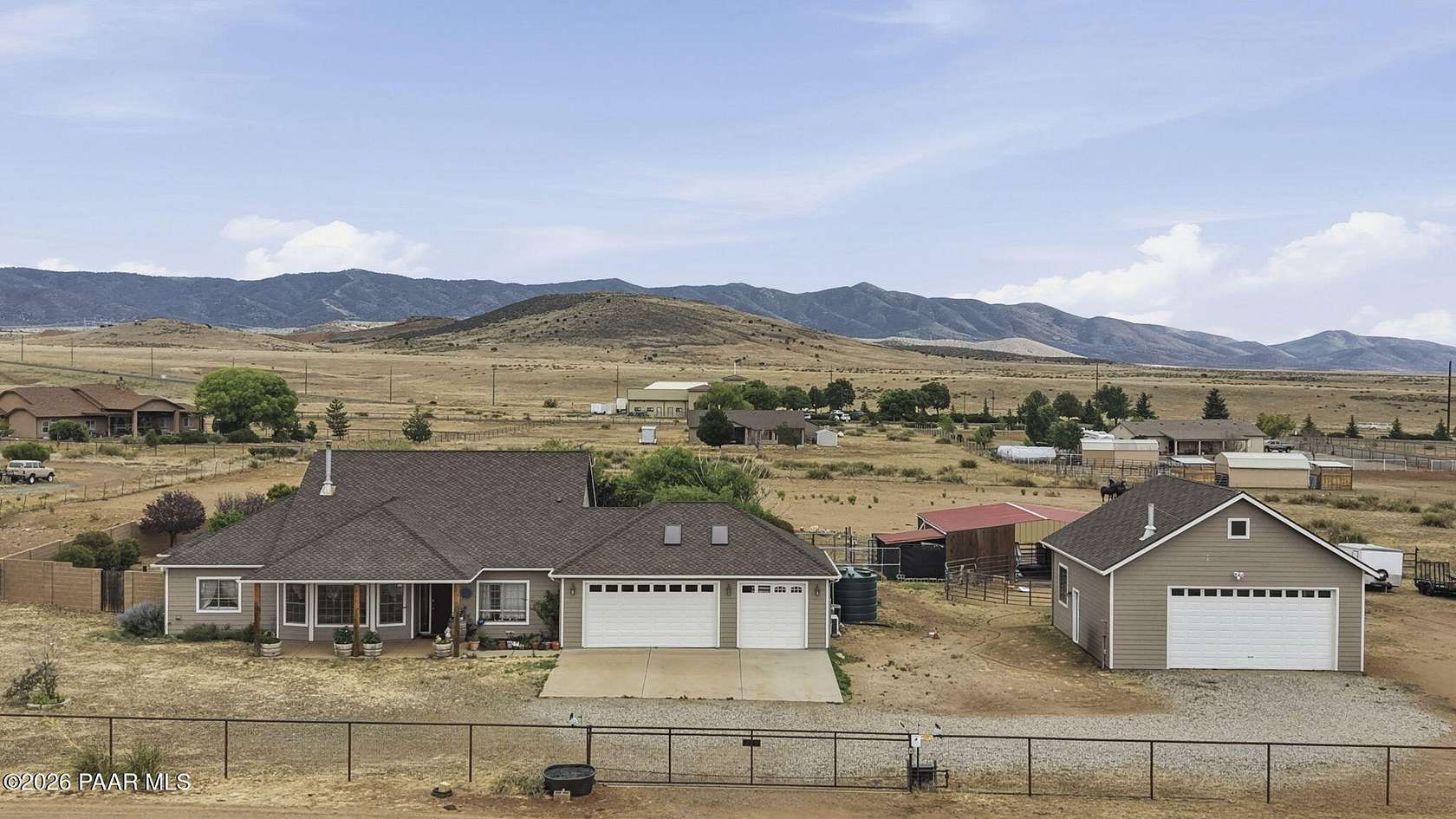 3 Acres of Land with Home for Sale in Prescott Valley, Arizona