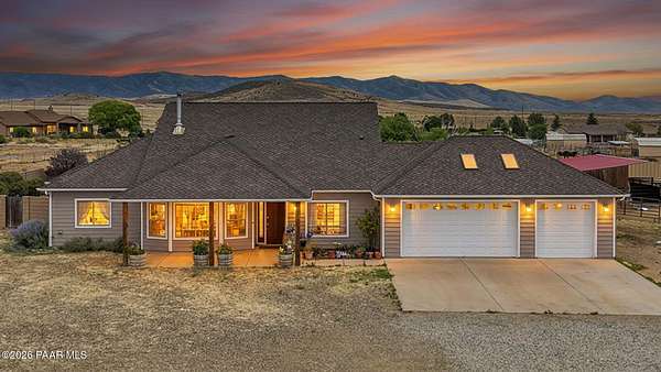 3 Acres of Land with Home for Sale in Prescott Valley, Arizona