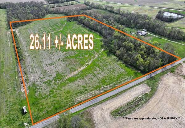 26.1 Acres of Land for Sale in Albion, Illinois