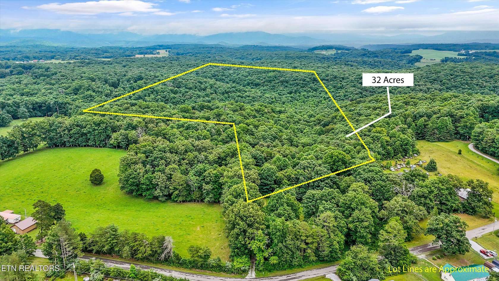 31.9 Acres of Land with Home for Sale in Lancing, Tennessee