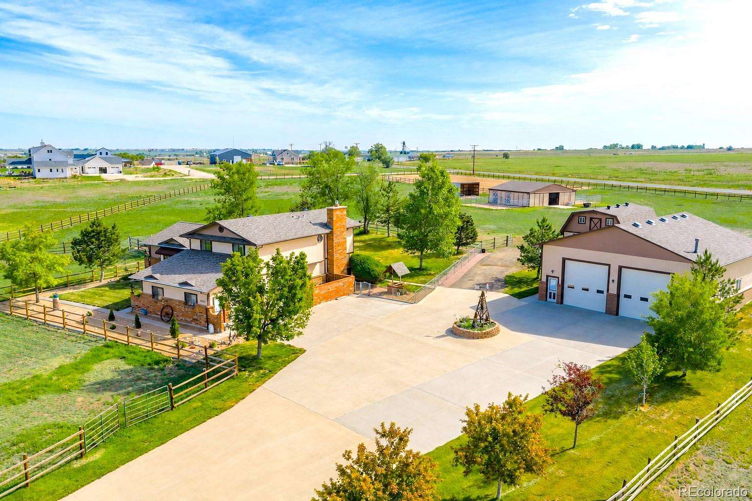 4.63 Acres of Land with Home for Sale in Brighton, Colorado