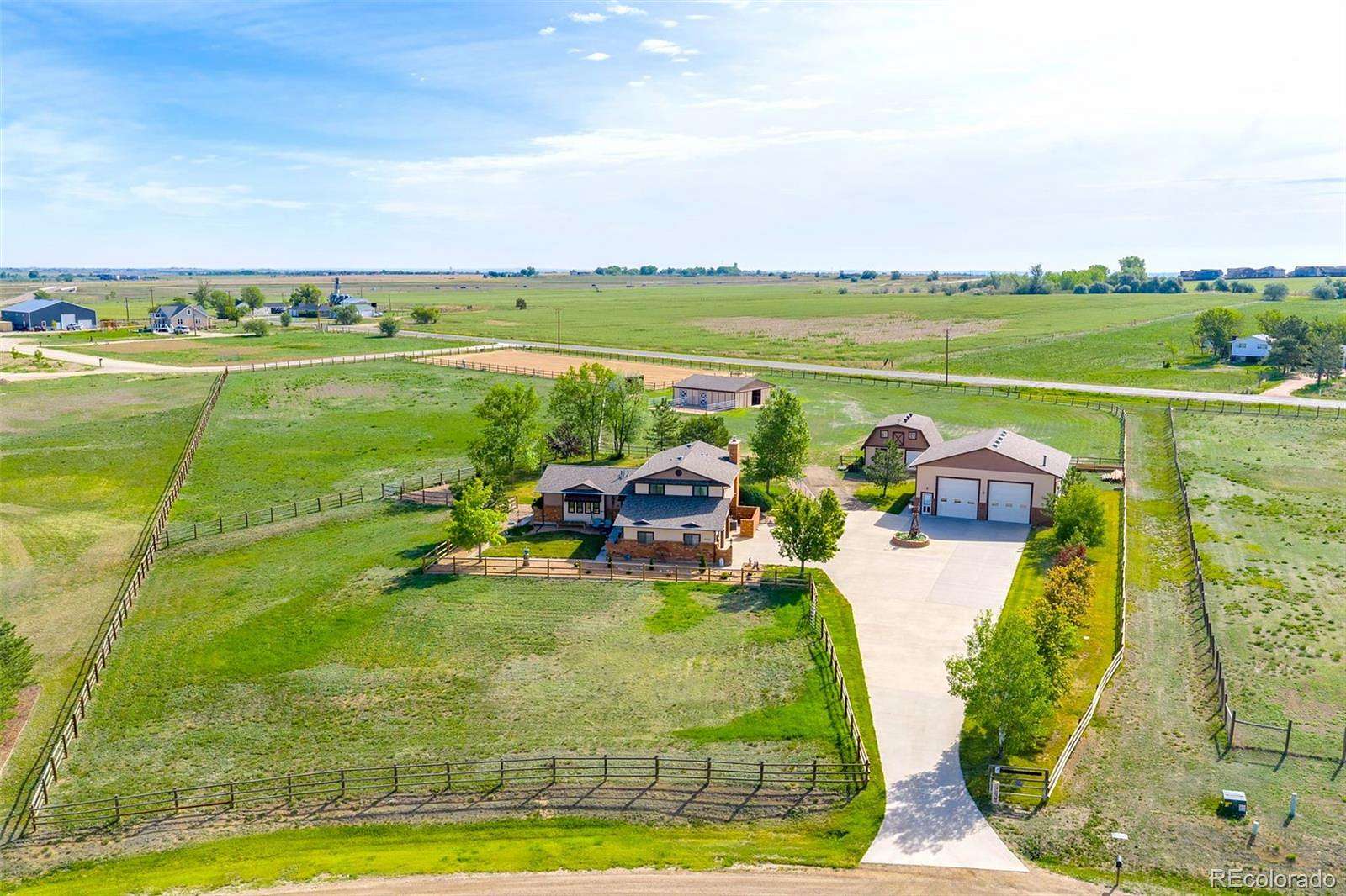 4.63 Acres of Land with Home for Sale in Brighton, Colorado