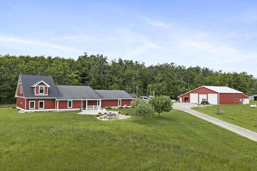 27 Acres of Agricultural Land with Home for Sale in Charlevoix, Michigan