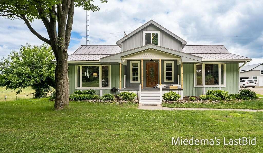 12 Acres of Land with Home for Sale in Bellevue, Michigan