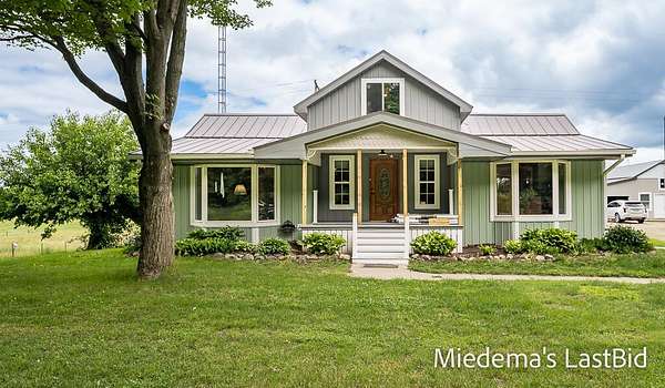 12 Acres of Land with Home for Sale in Bellevue, Michigan