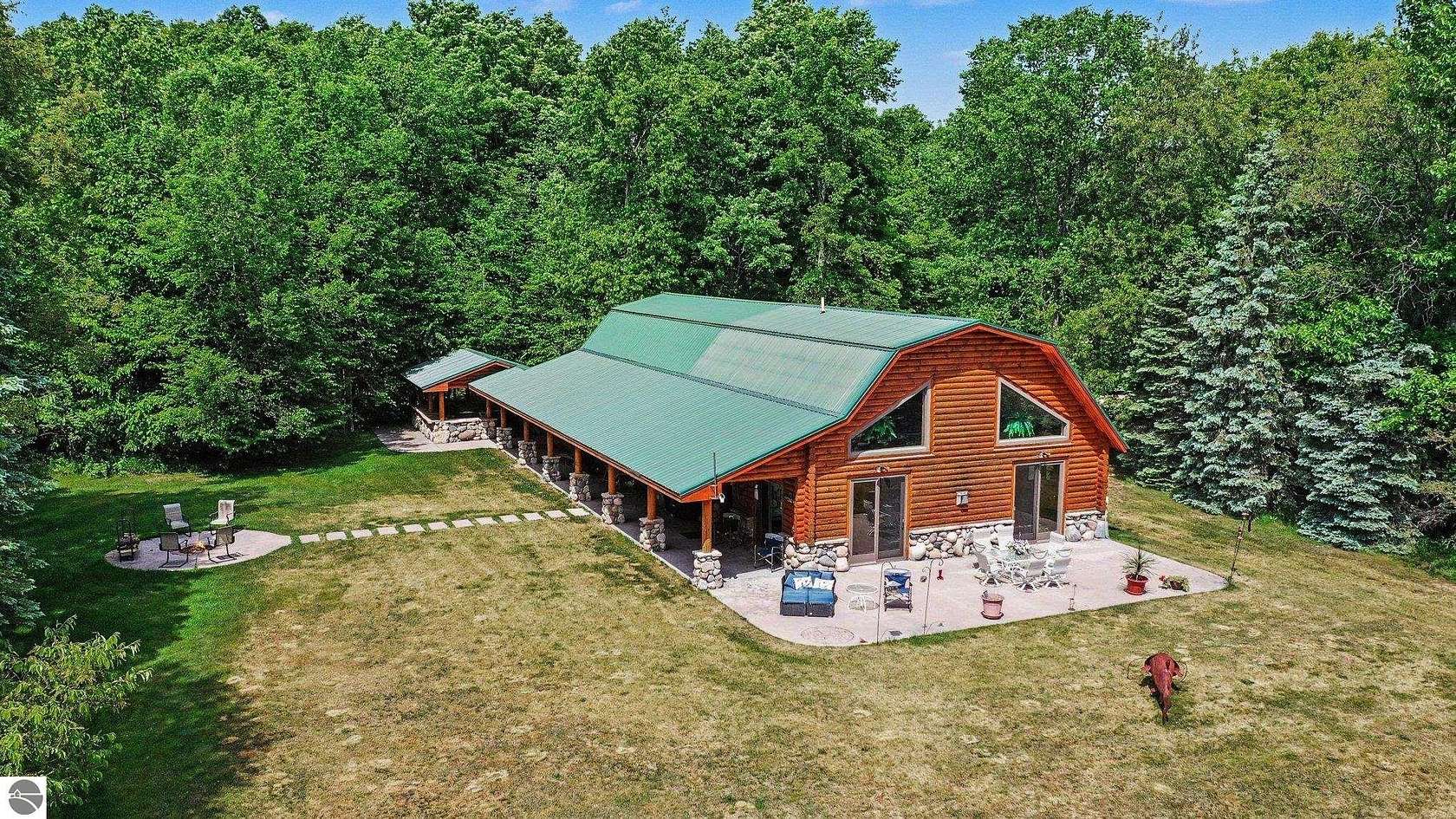15 Acres of Land with Home for Sale in Alden, Michigan