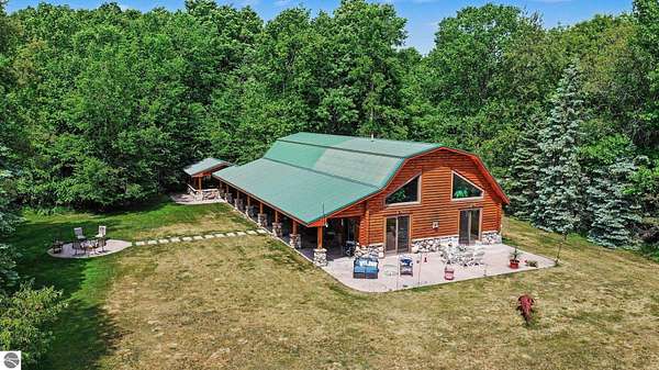 15 Acres of Land with Home for Sale in Alden, Michigan