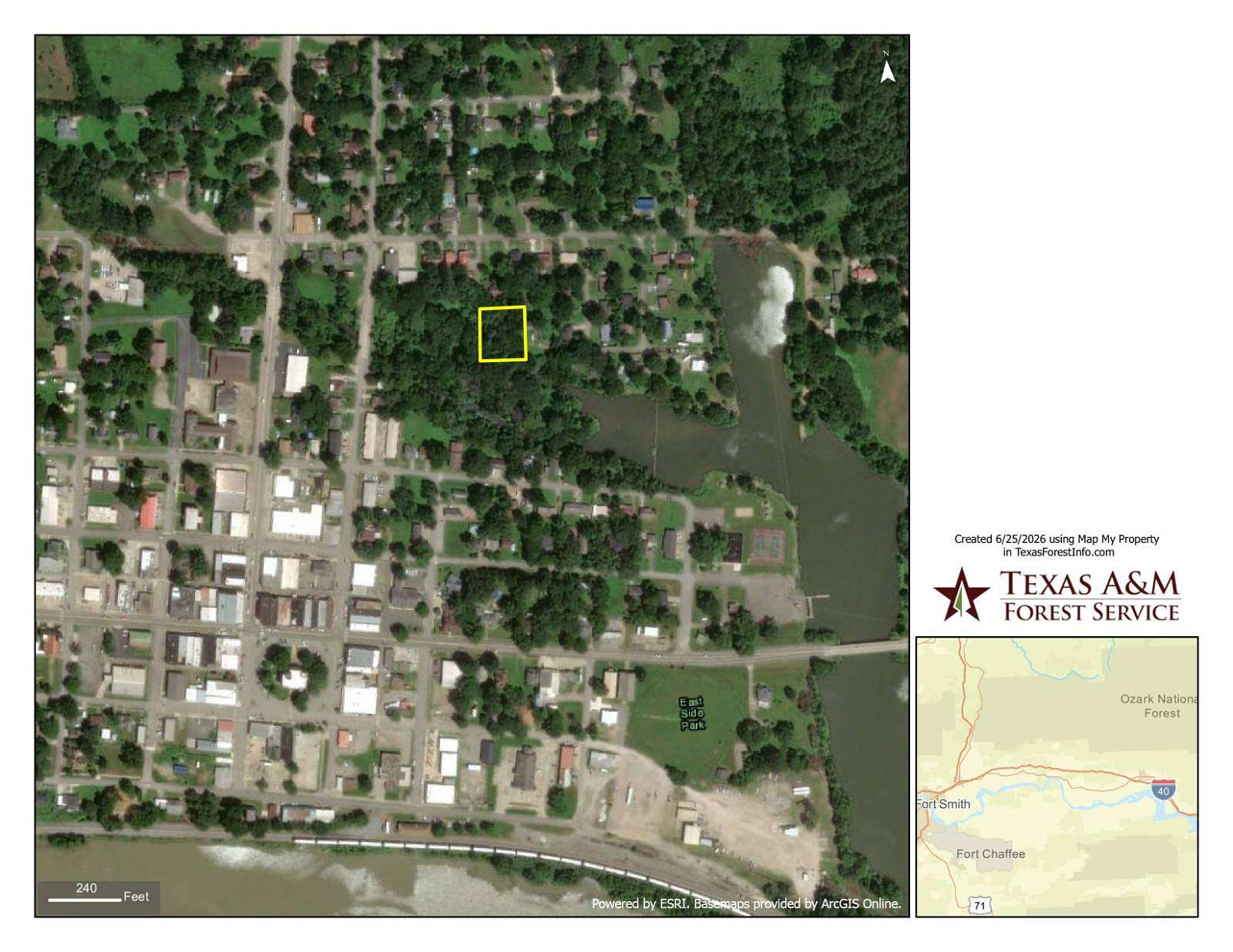0.48 Acres of Residential Land for Auction in Ozark, Arkansas