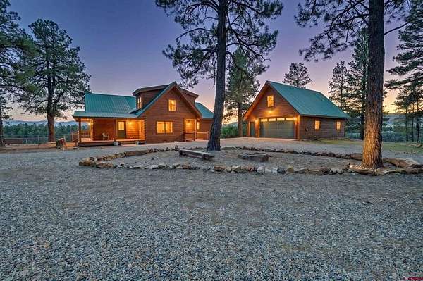 35 Acres of Recreational Land with Home for Sale in Pagosa Springs, Colorado