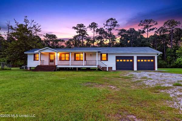 4.25 Acres of Land with Home for Sale in Gautier, Mississippi