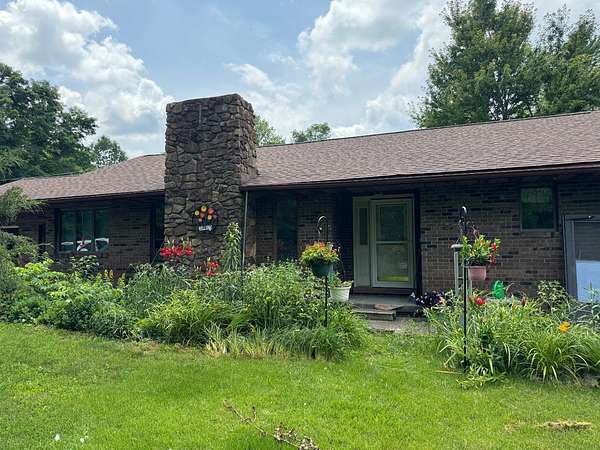 6 Acres of Land with Home for Sale in Branchville, Indiana