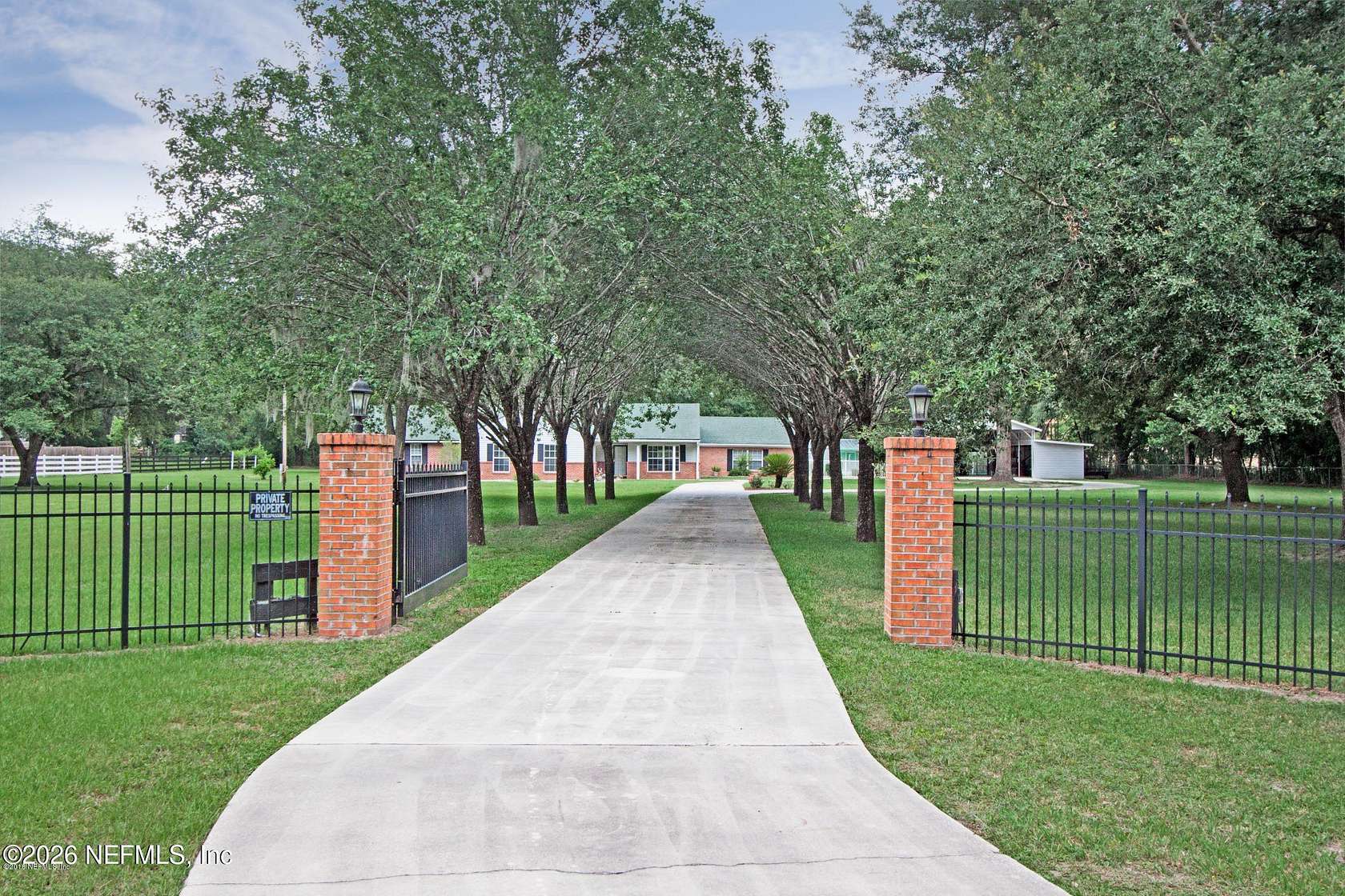 2.32 Acres of Land with Home for Lease in Jacksonville, Florida