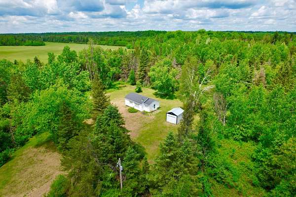 15 Acres of Land with Home for Sale in Argonne, Wisconsin