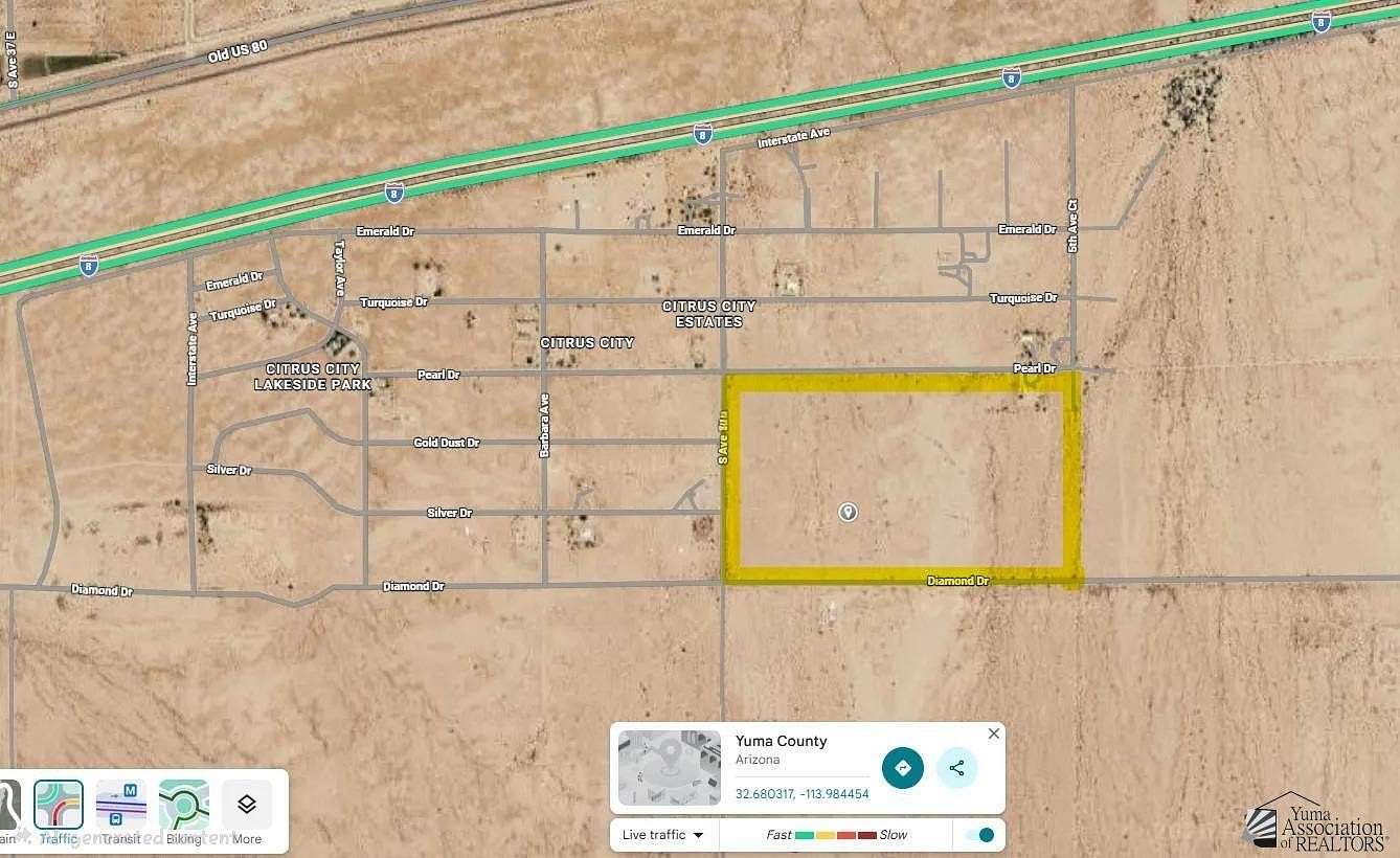 Residential Land for Sale in Wellton, Arizona