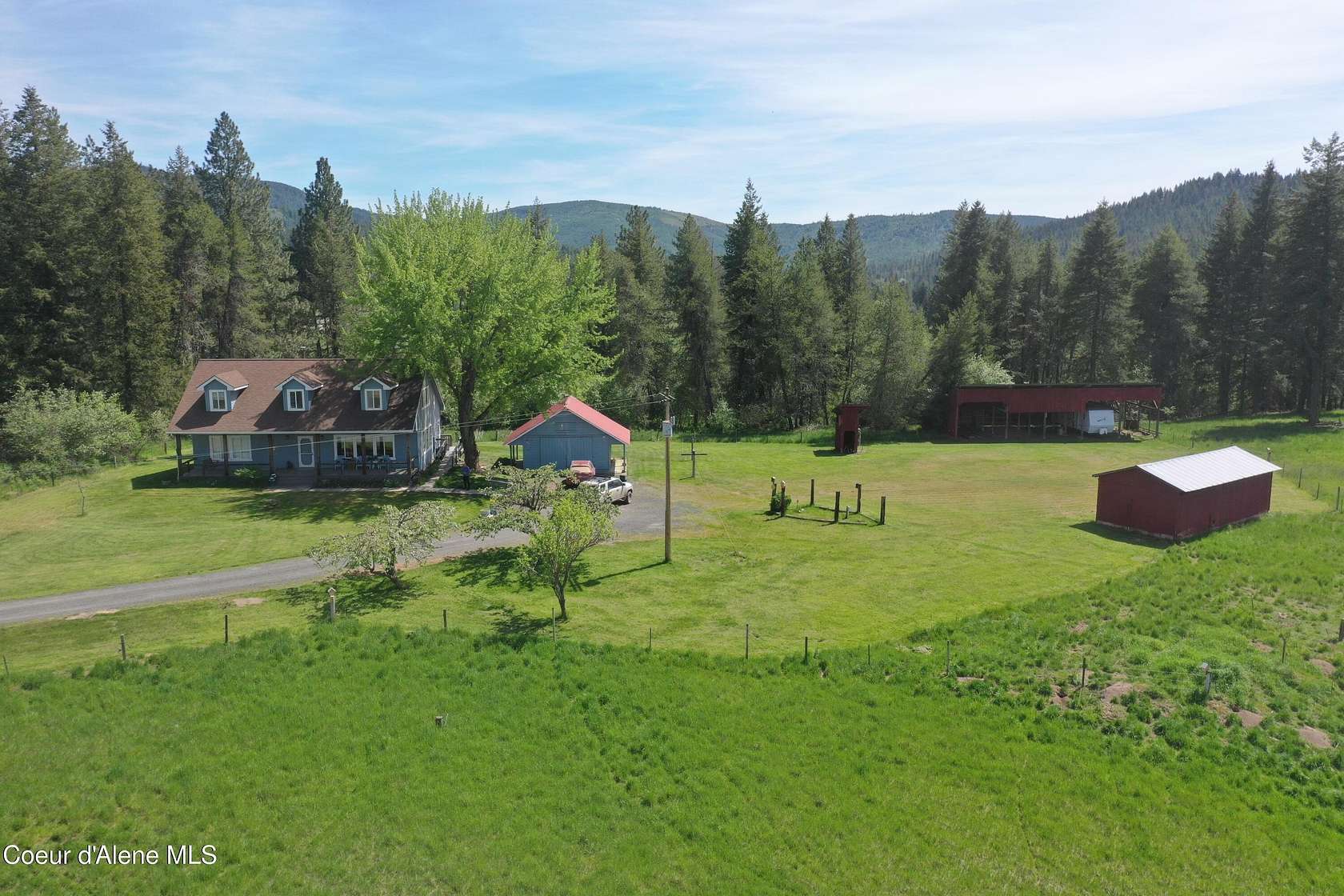 142 Acres of Recreational Land with Home for Sale in Tensed, Idaho