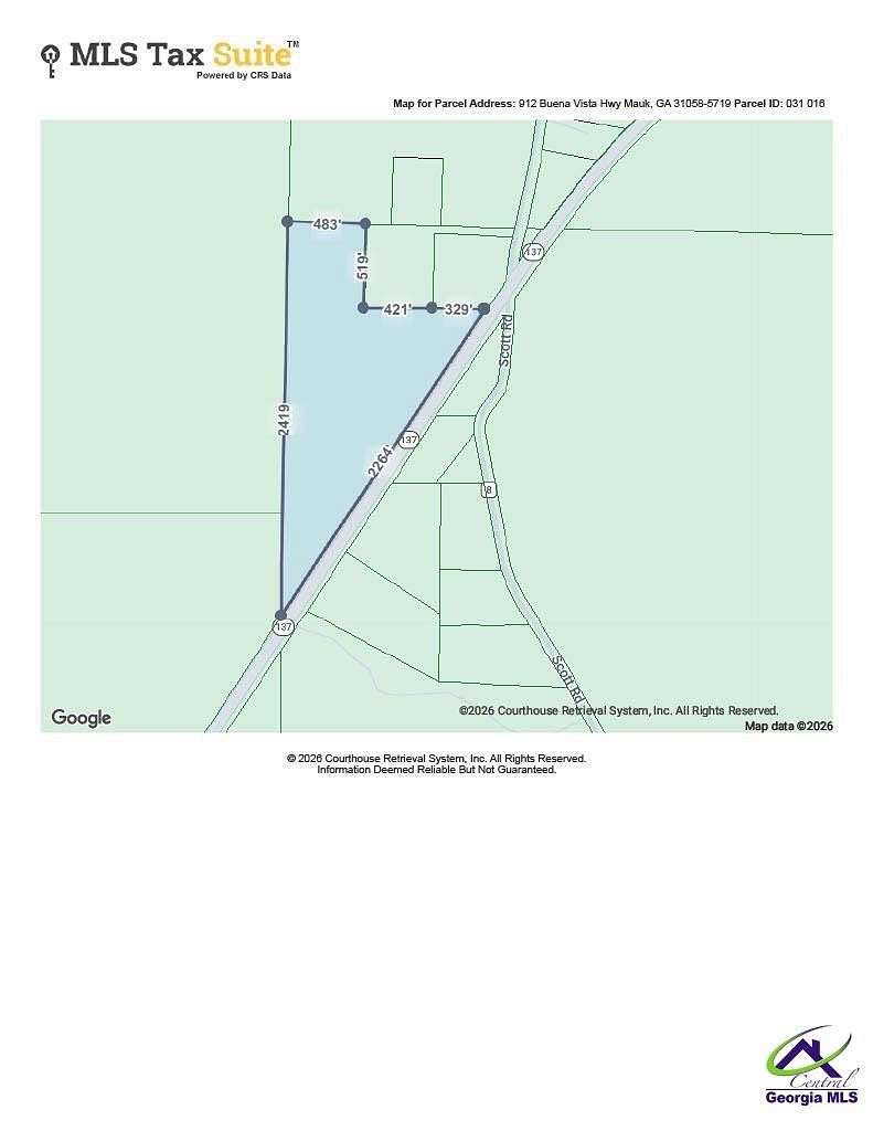 34 Acres of Recreational & Residential Land for Sale in Mauk, Georgia