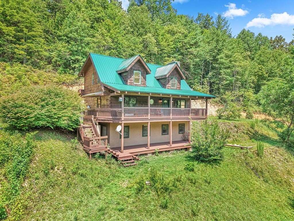 9.23 Acres of Land with Home for Sale in Bryson City, North Carolina