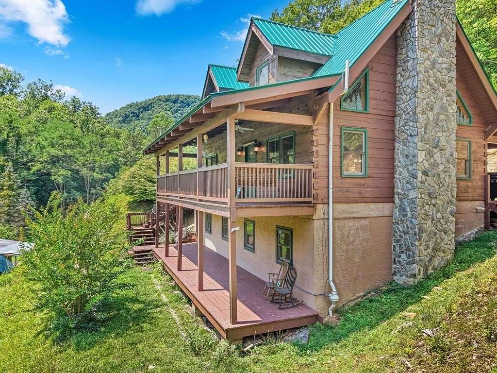 9.23 Acres of Land with Home for Sale in Bryson City, North Carolina