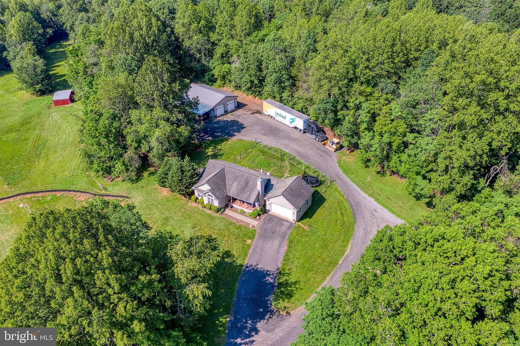 7.66 Acres of Land with Home for Sale in Culpeper, Virginia