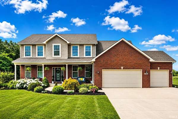 3.3 Acres of Land with Home for Sale in Battle Ground, Indiana