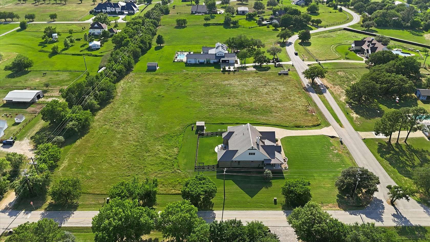 1.56 Acres of Land with Home for Sale in Bartonville, Texas