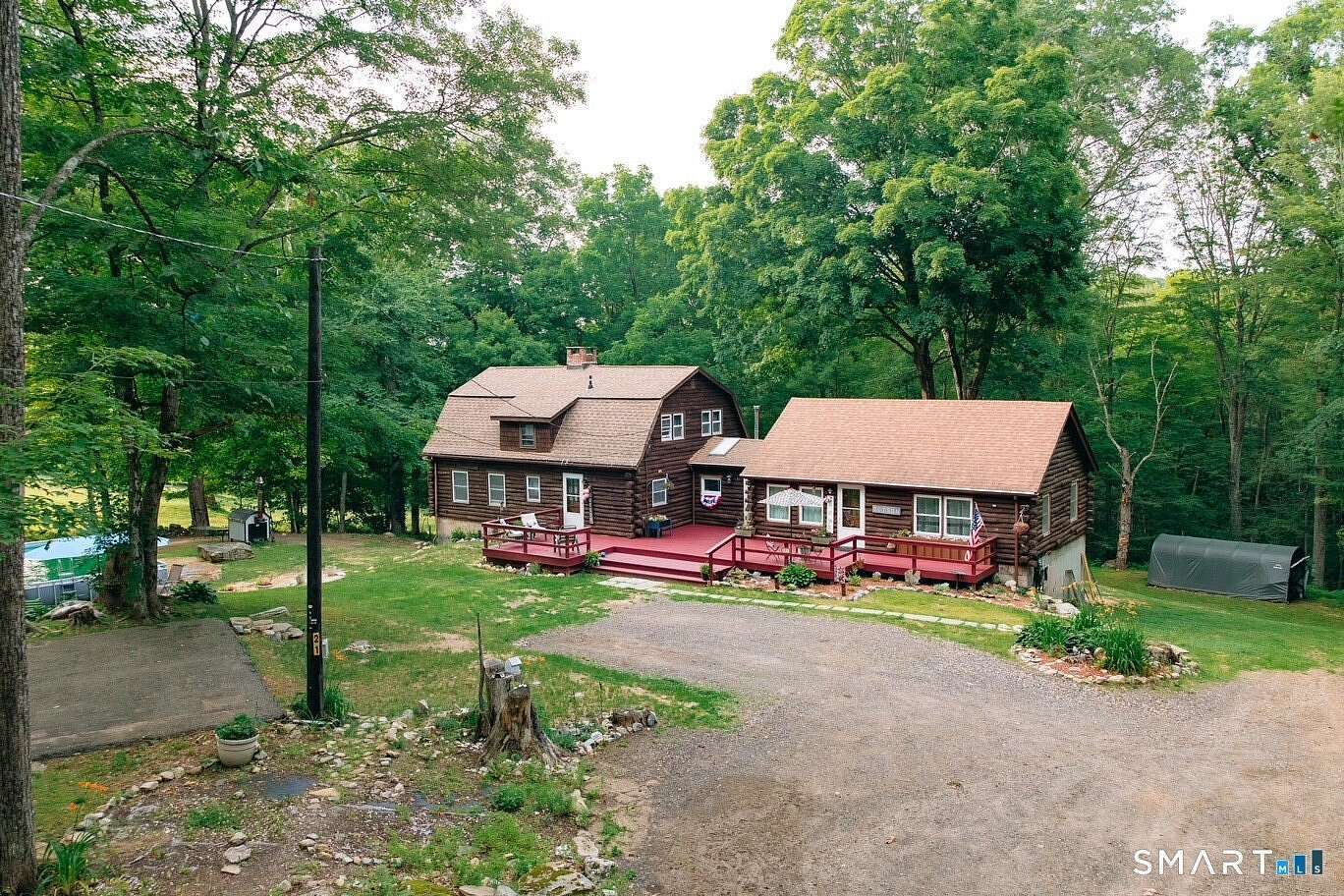 3.78 Acres of Land with Home for Sale in Chaplin, Connecticut