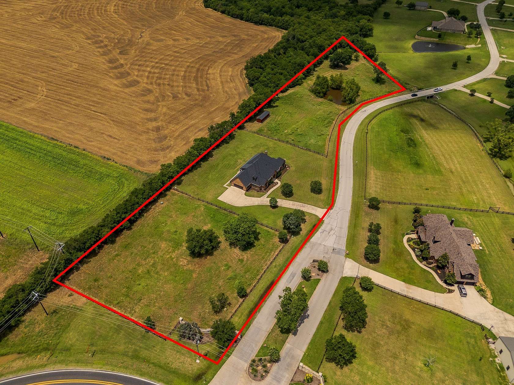 4.65 Acres of Land with Home for Sale in Celina, Texas