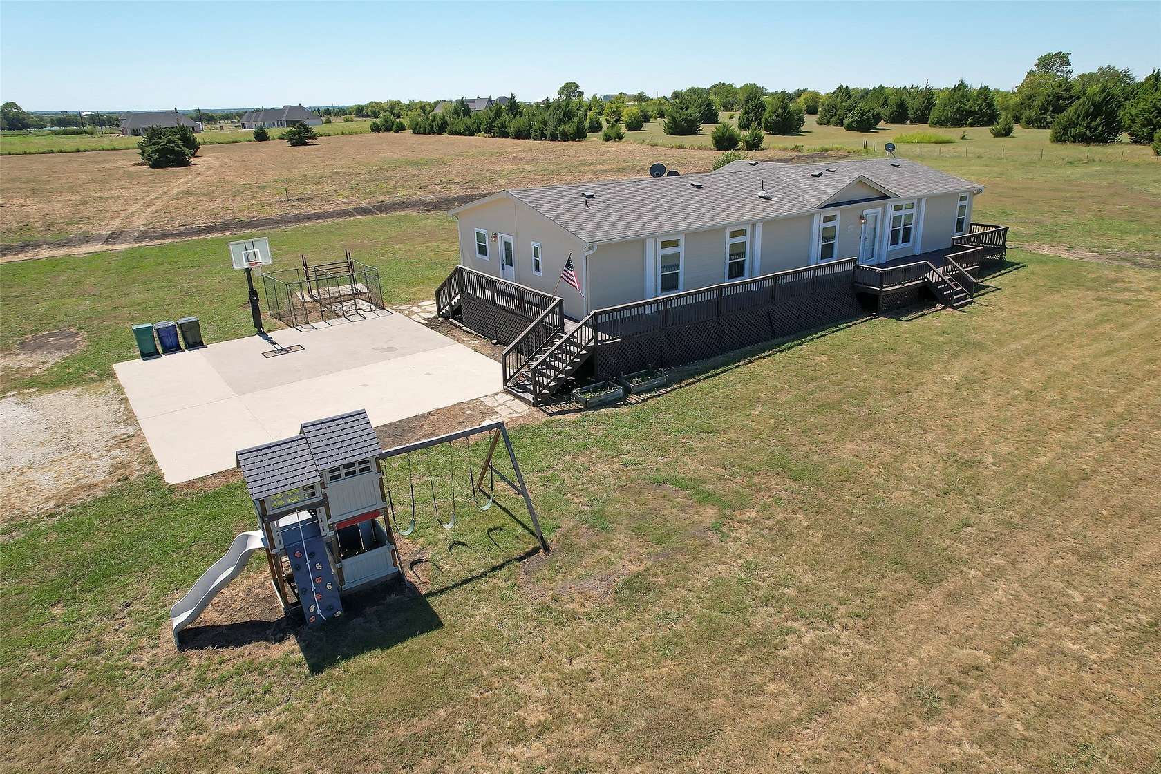 9.63 Acres of Land with Home for Lease in Celina, Texas