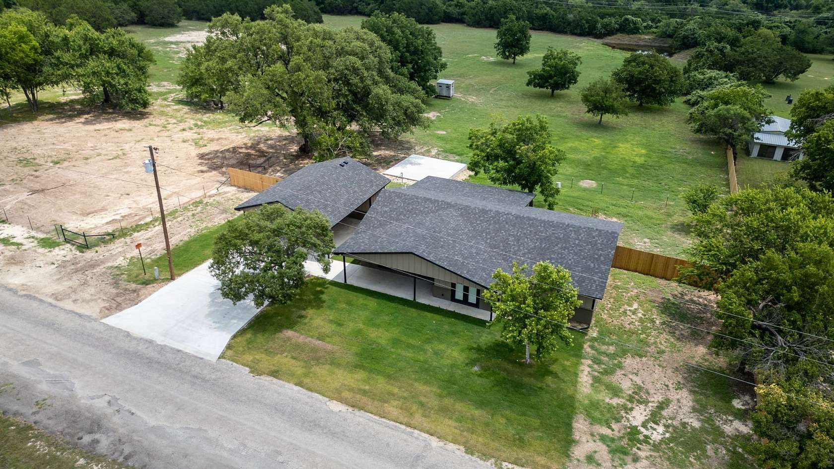 5.84 Acres of Land with Home for Sale in Lampasas, Texas