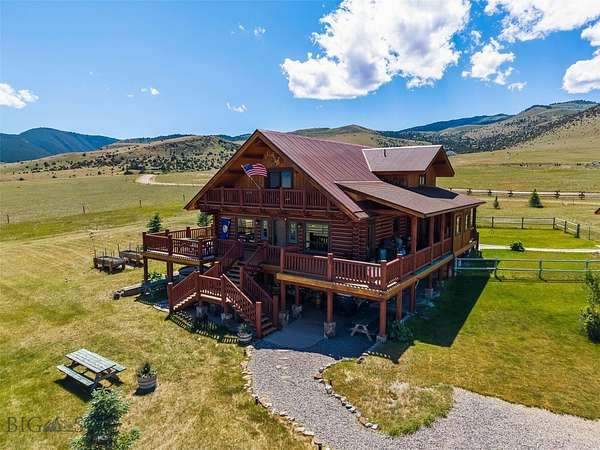 10.4 Acres of Land with Home for Sale in Ennis, Montana