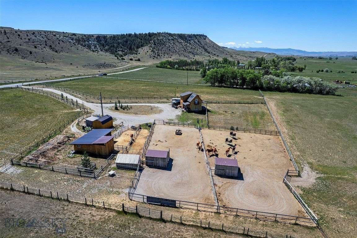 9 Acres of Land with Home for Sale in Three Forks, Montana