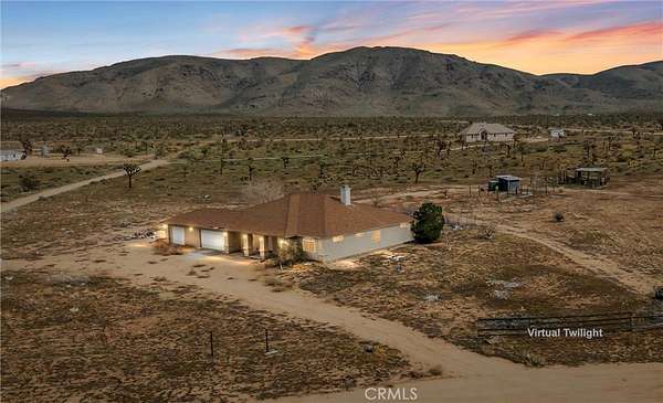 4.18 Acres of Land with Home for Sale in Apple Valley, California
