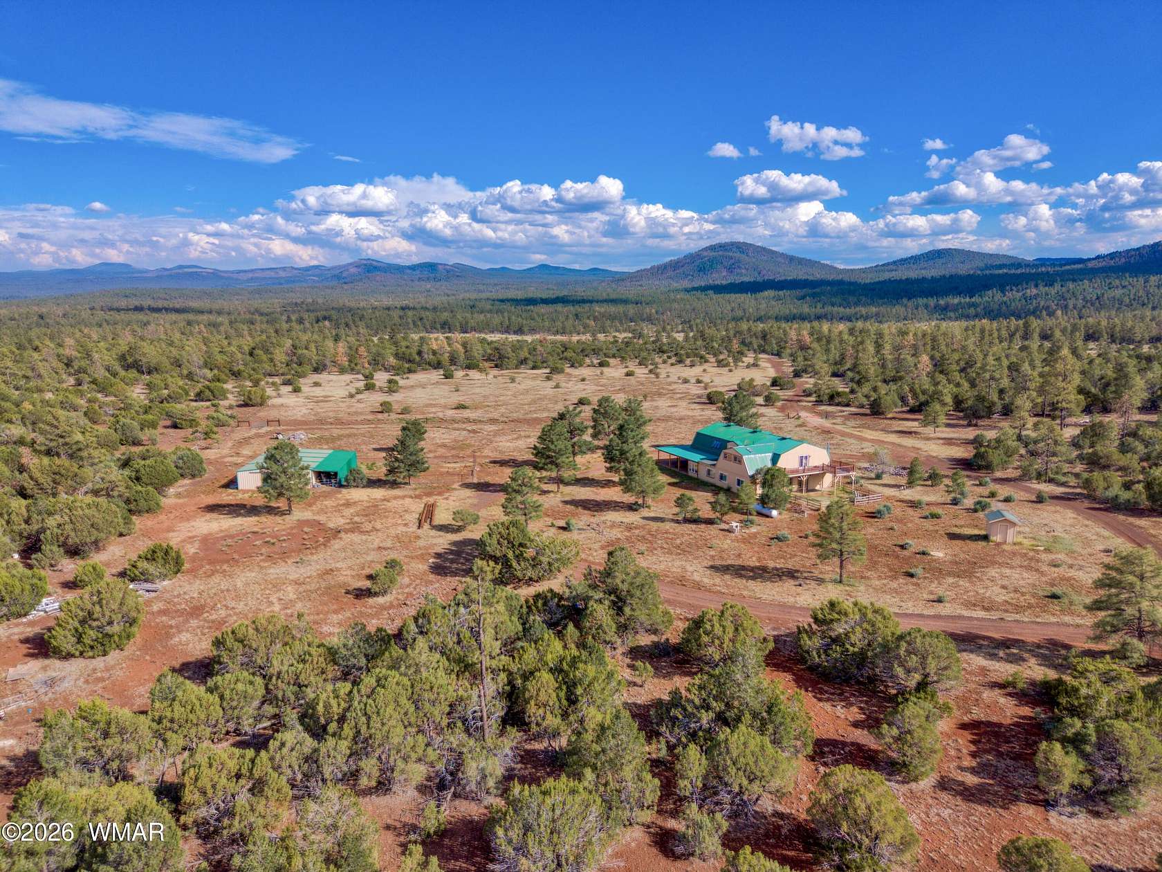 140 Acres of Land with Home for Sale in Vernon, Arizona