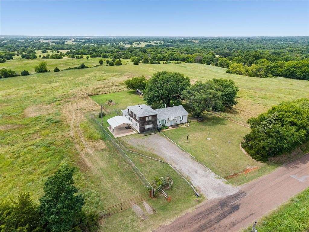 23.3 Acres of Agricultural Land with Home for Sale in Maysville, Oklahoma