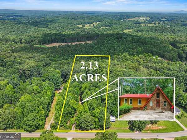 2.13 Acres of Land with Home for Sale in Gillsville, Georgia