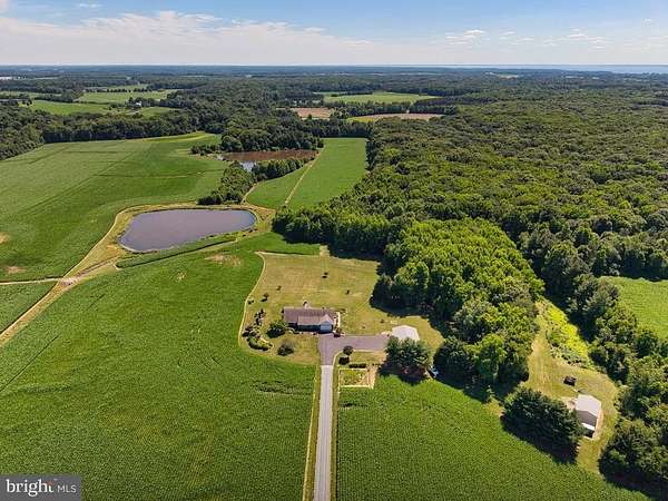 89.7 Acres of Land with Home for Sale in Worton, Maryland