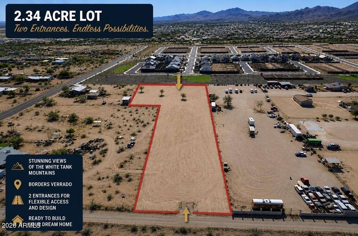 2.34 Acres of Residential Land for Sale in Buckeye, Arizona
