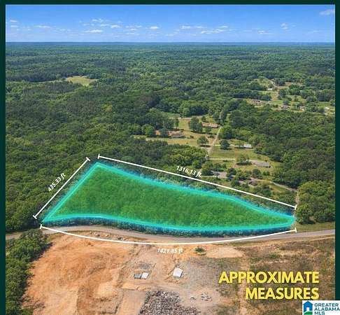 8 Acres of Residential Land for Sale in Lincoln, Alabama