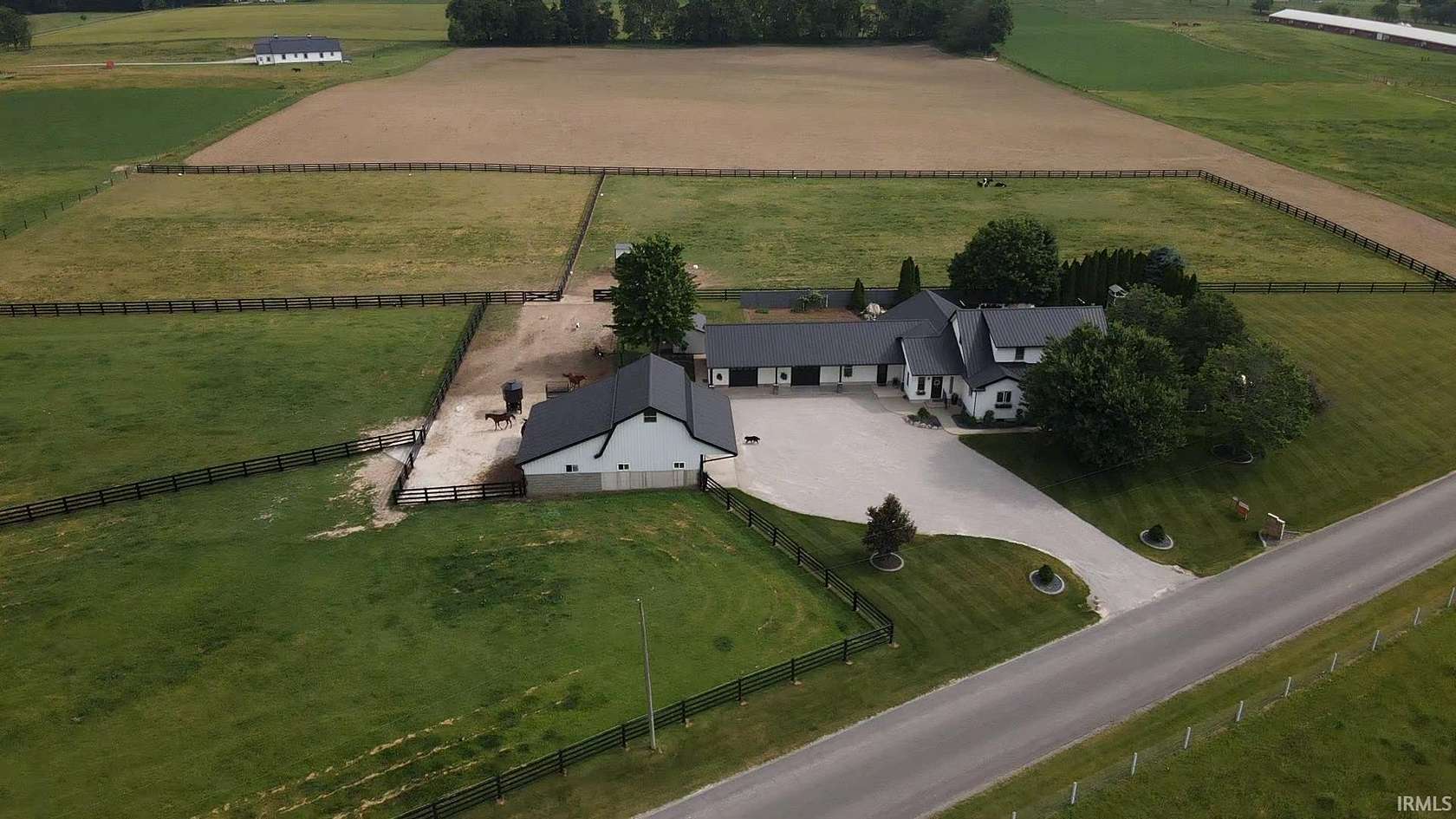 6 Acres of Land with Home for Sale in Middlebury, Indiana