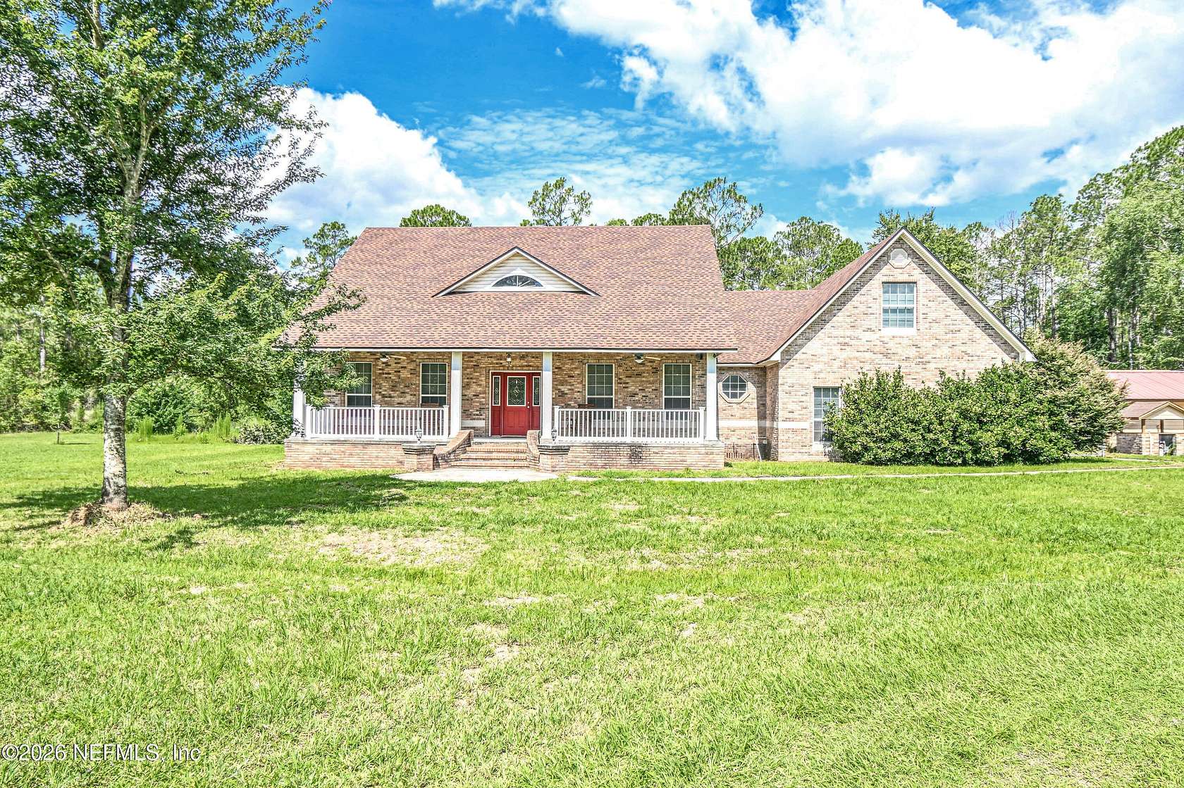 4.85 Acres of Land with Home for Sale in Glen St. Mary, Florida