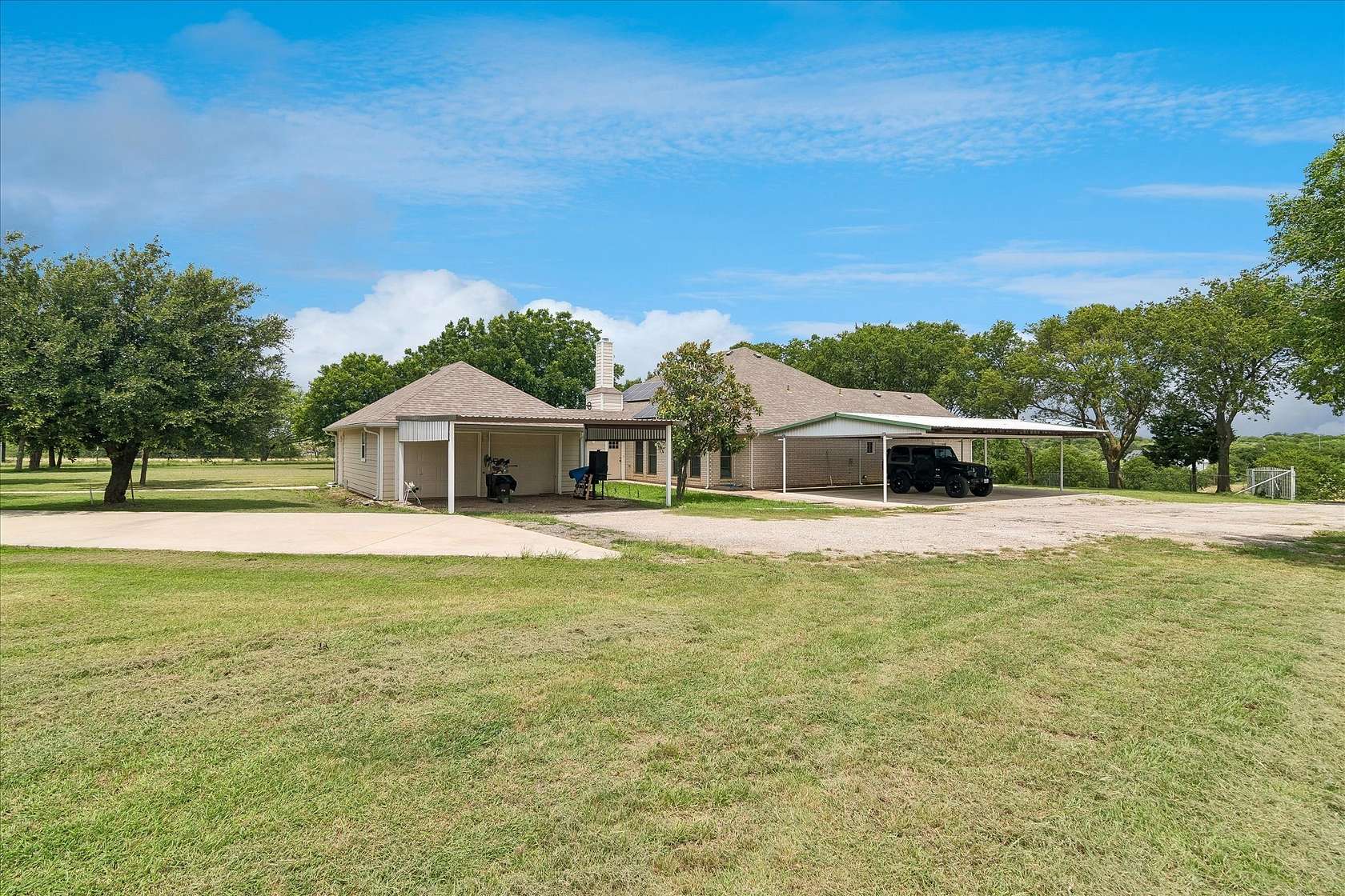 8 Acres of Land with Home for Sale in Sanger, Texas