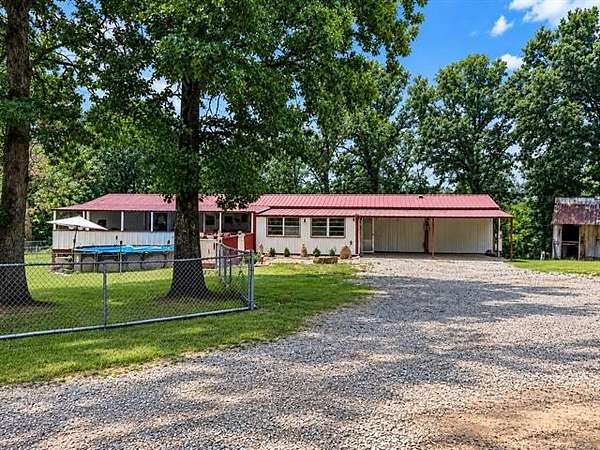10 Acres of Land with Home for Sale in Bokchito, Oklahoma