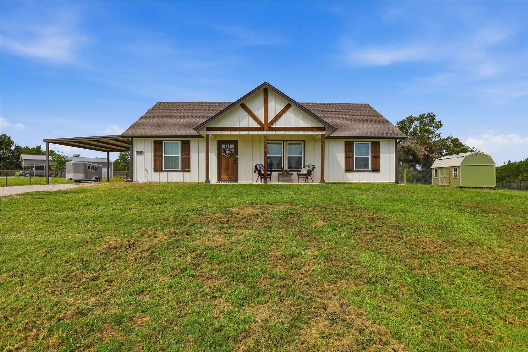 4 Acres of Land with Home for Sale in Springtown, Texas