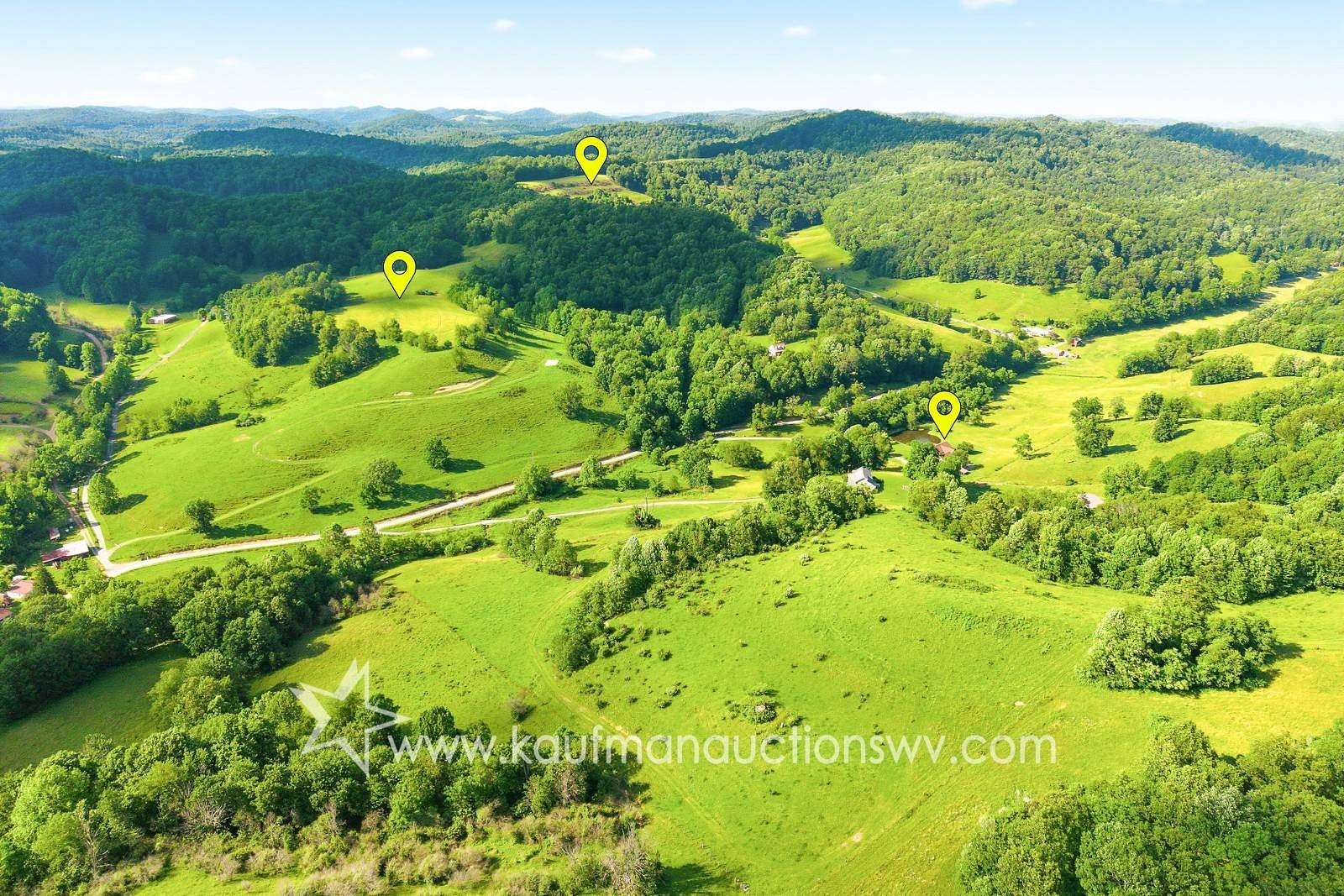 39.2 Acres of Agricultural Land with Home for Sale in Horner, West Virginia