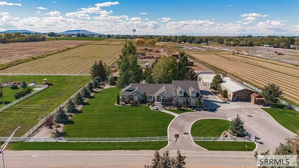 9.6 Acres of Land with Home for Sale in Rexburg, Idaho